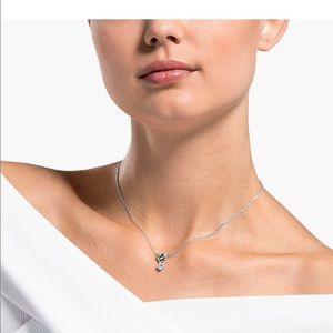 Swarovski Heart Knot & Crystal Pendant Necklace